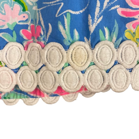 Lilly Pulitzer Zanzibar Blue Izzy Mini Skirt - Picture 5 of 15